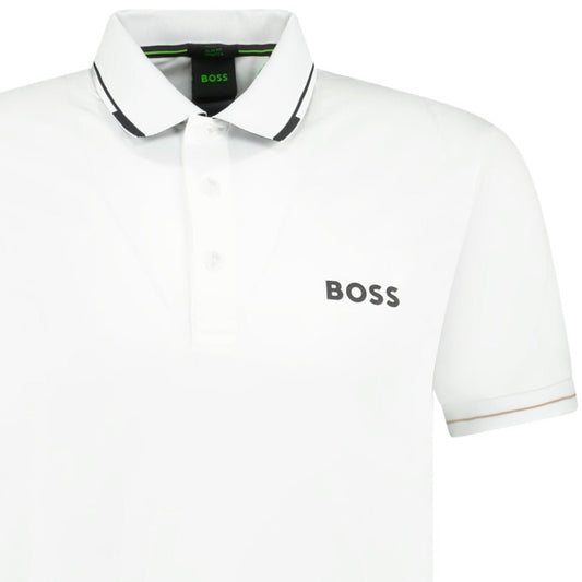 Hugo Boss Paul Pro Polo T-Shirt White