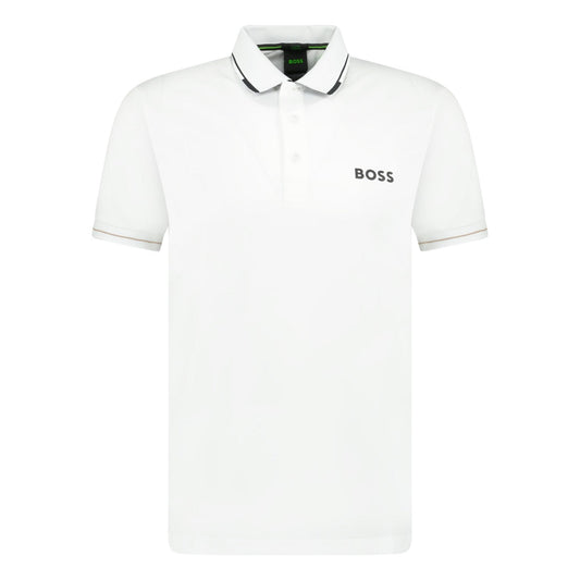 Hugo Boss Paul Pro Polo T-Shirt White