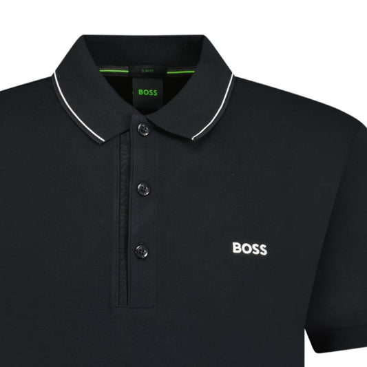 Hugo Boss Paule 4 Polo T-Shirt Black
