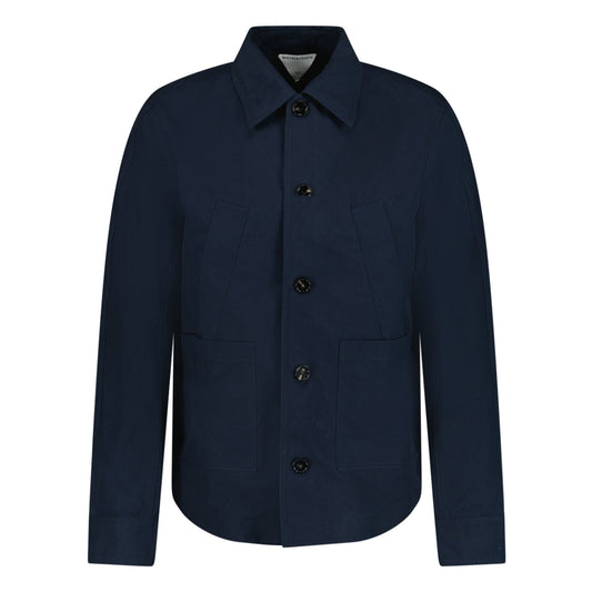 Bottega Veneta Buttoned Overshirt Navy