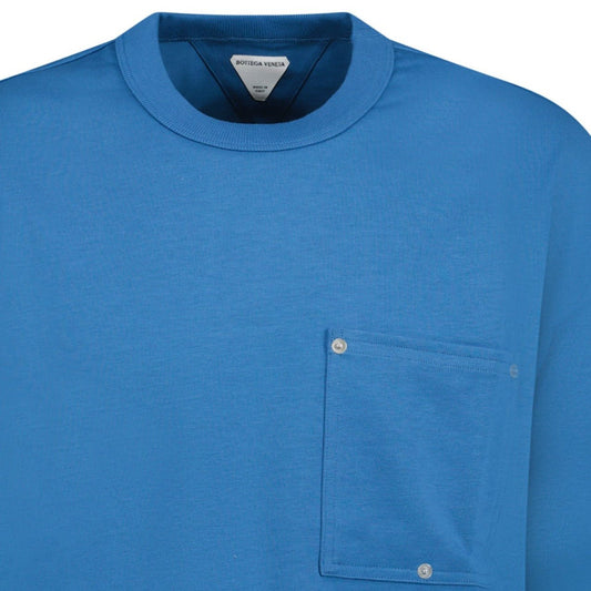 Bottega Veneta Heavy Jersey T-Shirt Pacific Blue