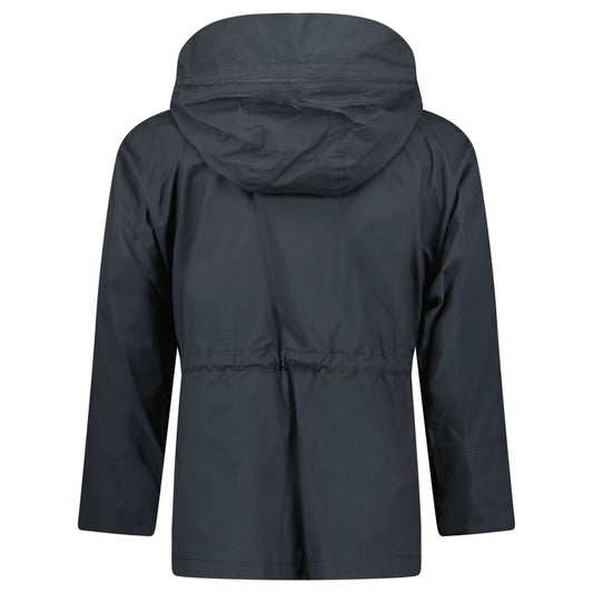 Burberry 'Birley' Check Hooded Rain Jacket Black