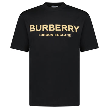 Burberry 'Ellison' Logo Print T-Shirt Black