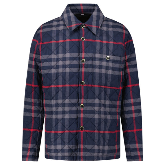 Burberry 'Forres' Diamond Quilted Jacket Navy