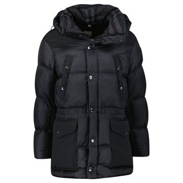 Burberry 'Lindford' Puffer Coat in Black
