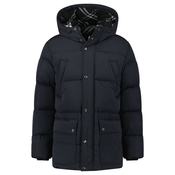 Burberry Technical Nylon Puffer Coat in Black
