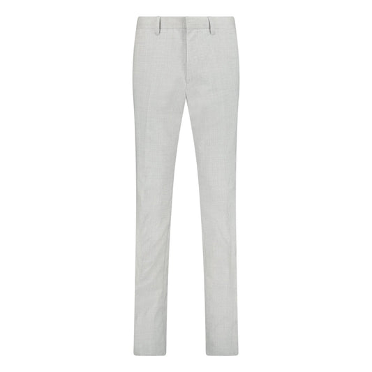 Burberry Classic Fit Taupe Trousers Light Grey