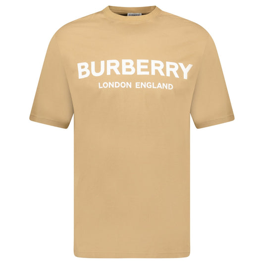 Burberry 'Ellison' London Logo Print T-Shirt Archive Beige