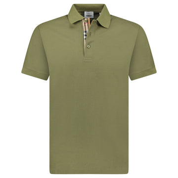 Burberry 'Hartford' Check Placket Polo Olive