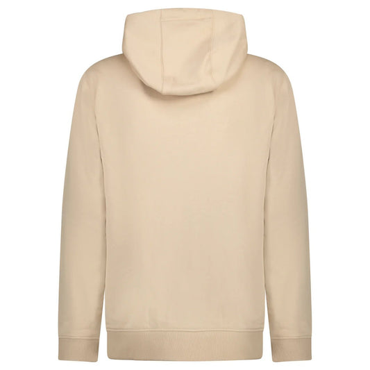Burberry 'Hove' check Hood Embroidery Logo Hoodie Zip Sweatshirt Beige