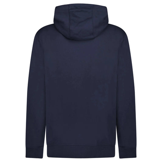 Burberry 'Hove' check Hood Embroidery Logo Hoodie Zip Sweatshirt Navy