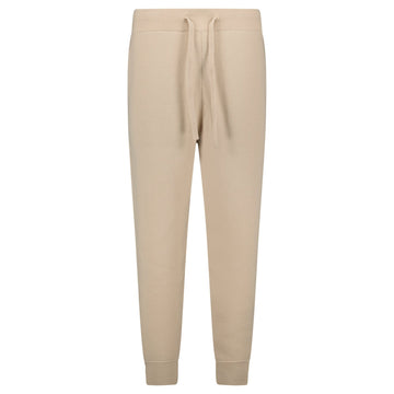 Burberry 'Hunton' Knitted Cuffed Cashmere Sweatpants Soft Fawn Beige