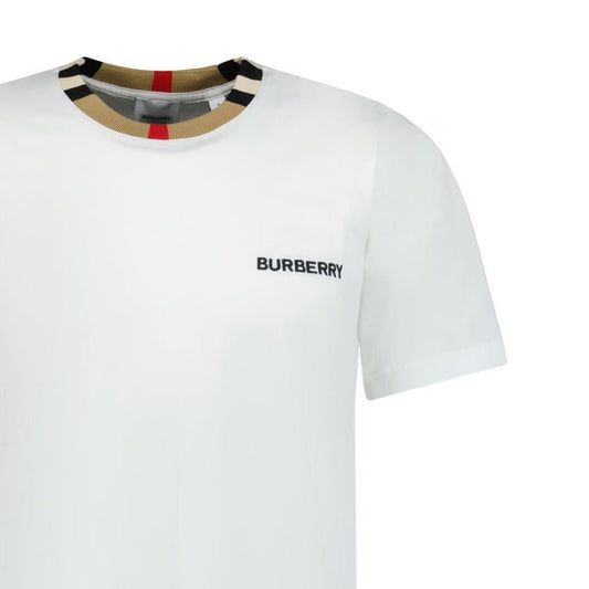 Burberry 'Jayson' Check T-Shirt White