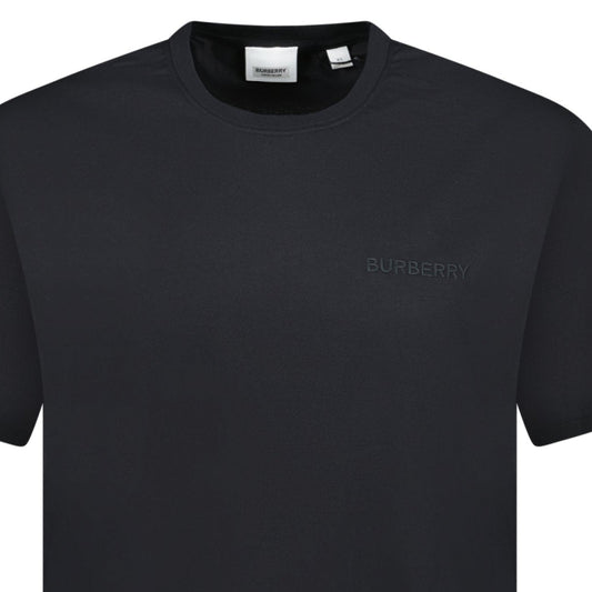 Burberry 'Jenson' Crew Neck Logo T-Shirt Black