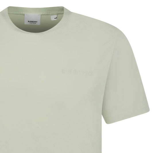 Burberry 'Jenson' Crew Neck Logo T-Shirt Light Green
