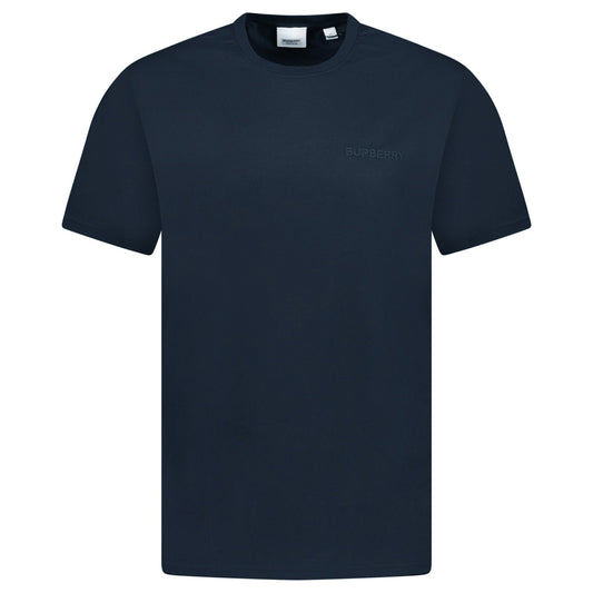 Burberry 'Jenson' Crew Neck Logo T-Shirt Navy