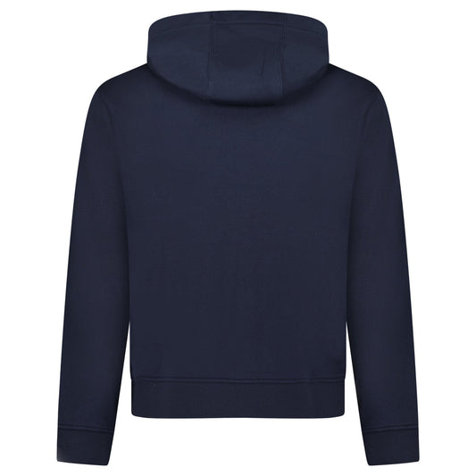 Burberry 'Keira' Logo Hoodie Zip Sweatshirt Navy