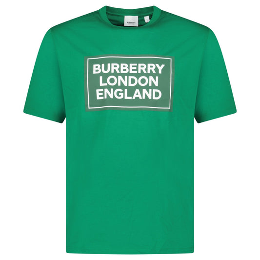 Burberry London England Logo T-Shirt Green