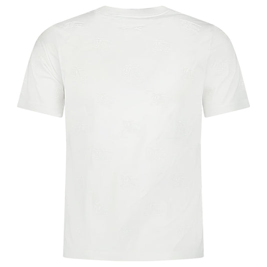 Burberry 'Margot' Rubber Horse Logo T-Shirt White