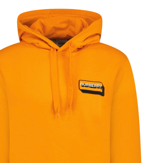 Burberry 'Motterson' Patch Logo Hoodie Sweatshirt Orange
