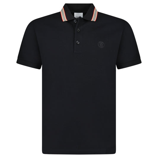 Burberry 'Pierson' TB Collar Polo-Shirt Black