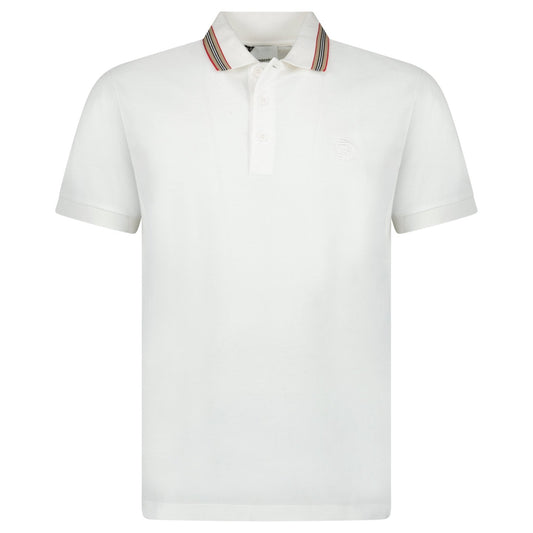 Burberry 'Pierson' TB Collar Polo-Shirt White