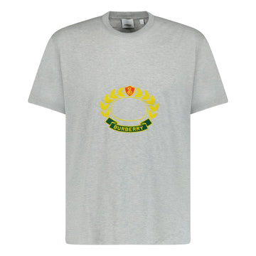 Burberry 'Purley' Crest Logo T-Shirt Grey
