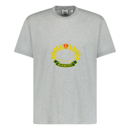 Burberry 'Purley' Crest Logo T-Shirt Grey