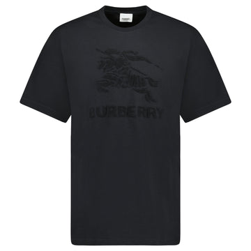 Burberry 'Raynerton' Cotton Jersey T-Shirt Black