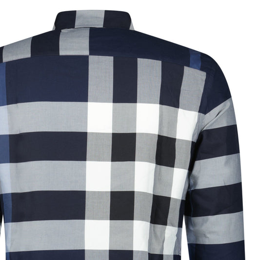 Burberry 'Somerville' Check Shirt in Navy Blue