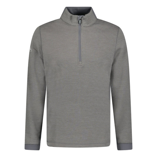 Callaway Eco Hex 1/2 Zip Golf Pull Over Grey Heather