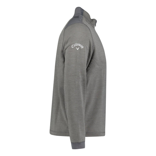 Callaway Eco Hex 1/2 Zip Golf Pull Over Grey Heather