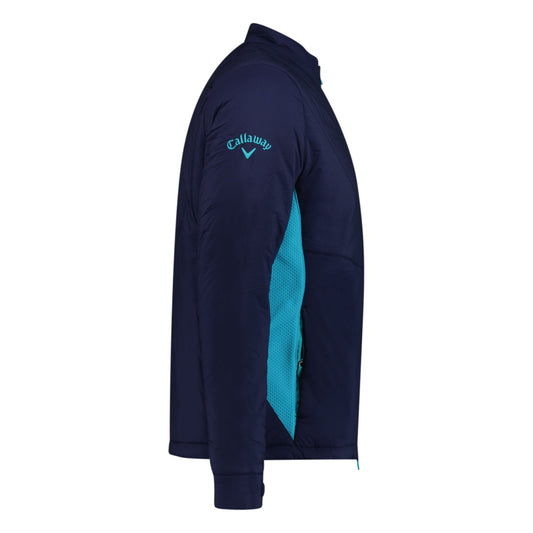 Callaway Golf Mixed Media Insulated Jacket  Navy Blue / Peacot