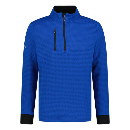 Callaway Midweight 1/4 Zip Golf Fleece Blue Lapis
