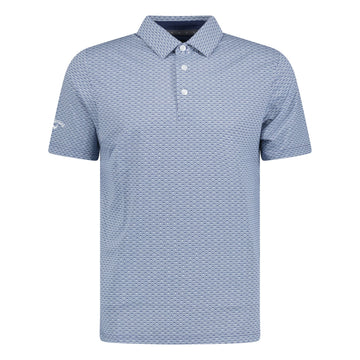 Callaway Trademark Print Golf Polo - Navy Peacoat