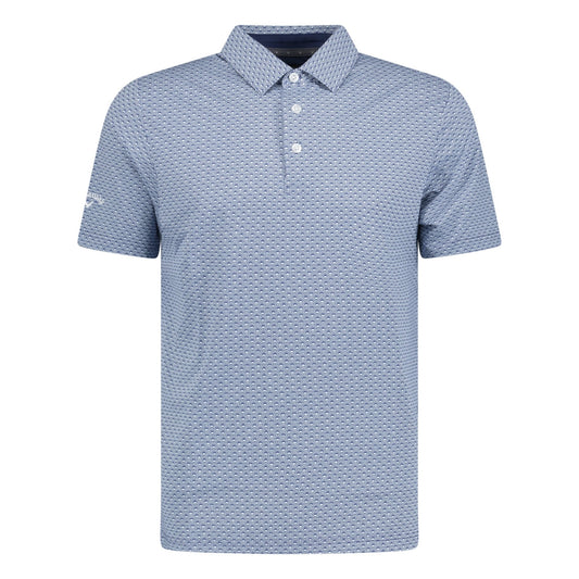 Callaway Trademark Print Golf Polo - Navy Peacoat