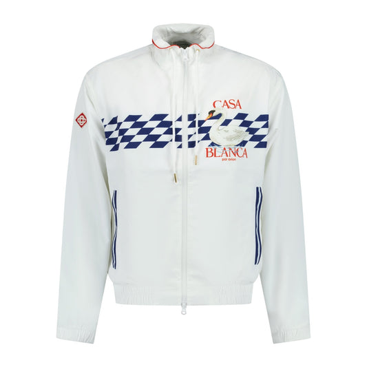 Casablanca Par Avion Shell Suit Track Jacket White