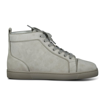 Christian Louboutin Orlato Flat High Top Sneakers Light Grey