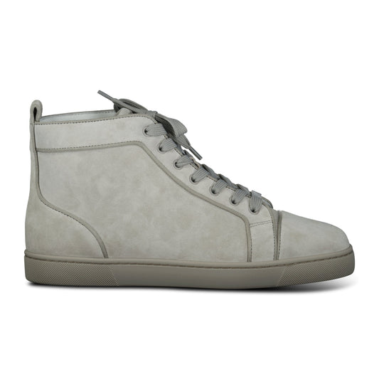 Christian Louboutin Orlato Flat High Top Sneakers Light Grey