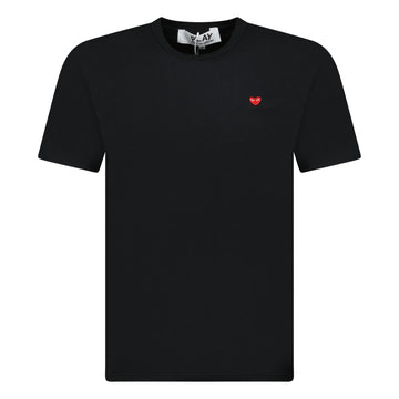 Comme Des Garcons Play Small Stitch Heart T-Shirt Black