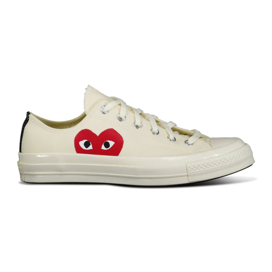 Comme Des Garcons Play X Converse 'Chuck Taylor' Low Trainers Beige