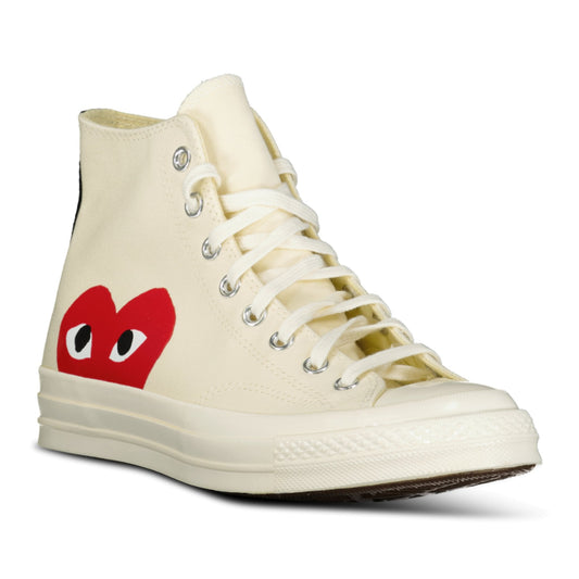 Comme Des Garcons Play X Converse 'Chuck Taylor' Trainers Beige
