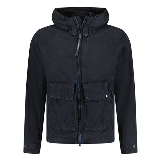 CP Company CP Company 50 Fili Gum Goggle Hood Jacket Navy