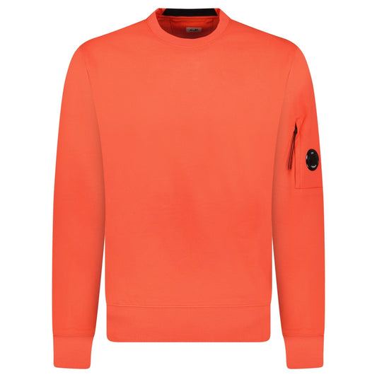 CP Company Arm Lens Diagonal Sweatshirt Poinciana Red