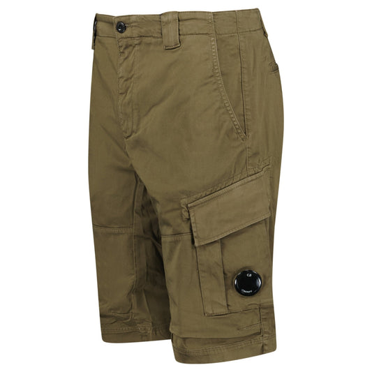 CP Company Bermuda Cargo Lens Shorts Ivy Green