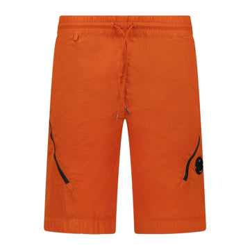 CP Company Chrome Lens Shorts Dark Orange