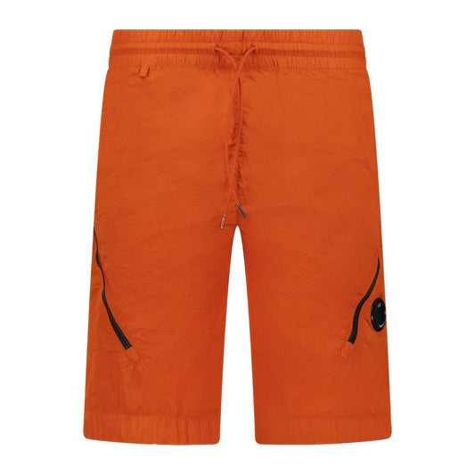 CP Company Chrome Lens Shorts Dark Orange