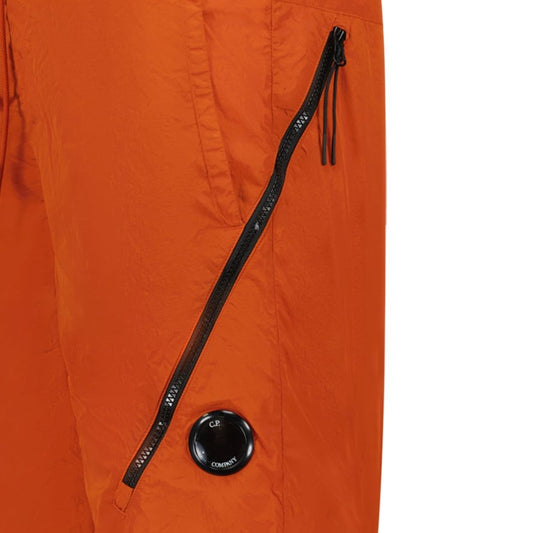 CP Company Chrome Lens Shorts Dark Orange