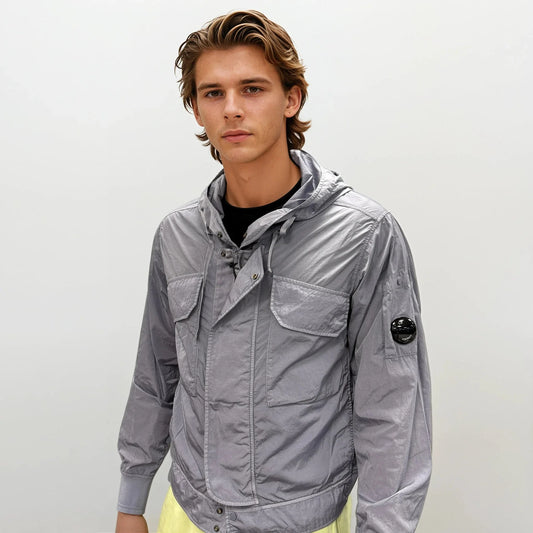 CP Company Chrome-R Hooded Lens Jacket Lavender Violet