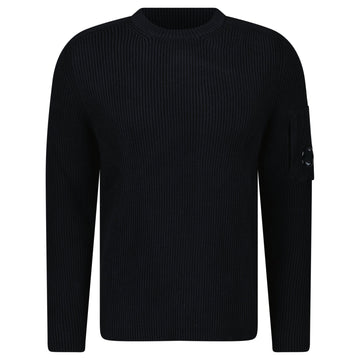 C.P. Company Cotton-Blend Jumper in Black